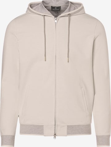 Nils Sundström Sweatjacke in Beige: predná strana