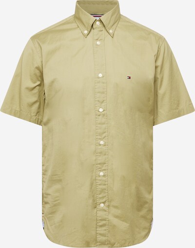 TOMMY HILFIGER Button Up Shirt in Olive / Red / Black, Item view