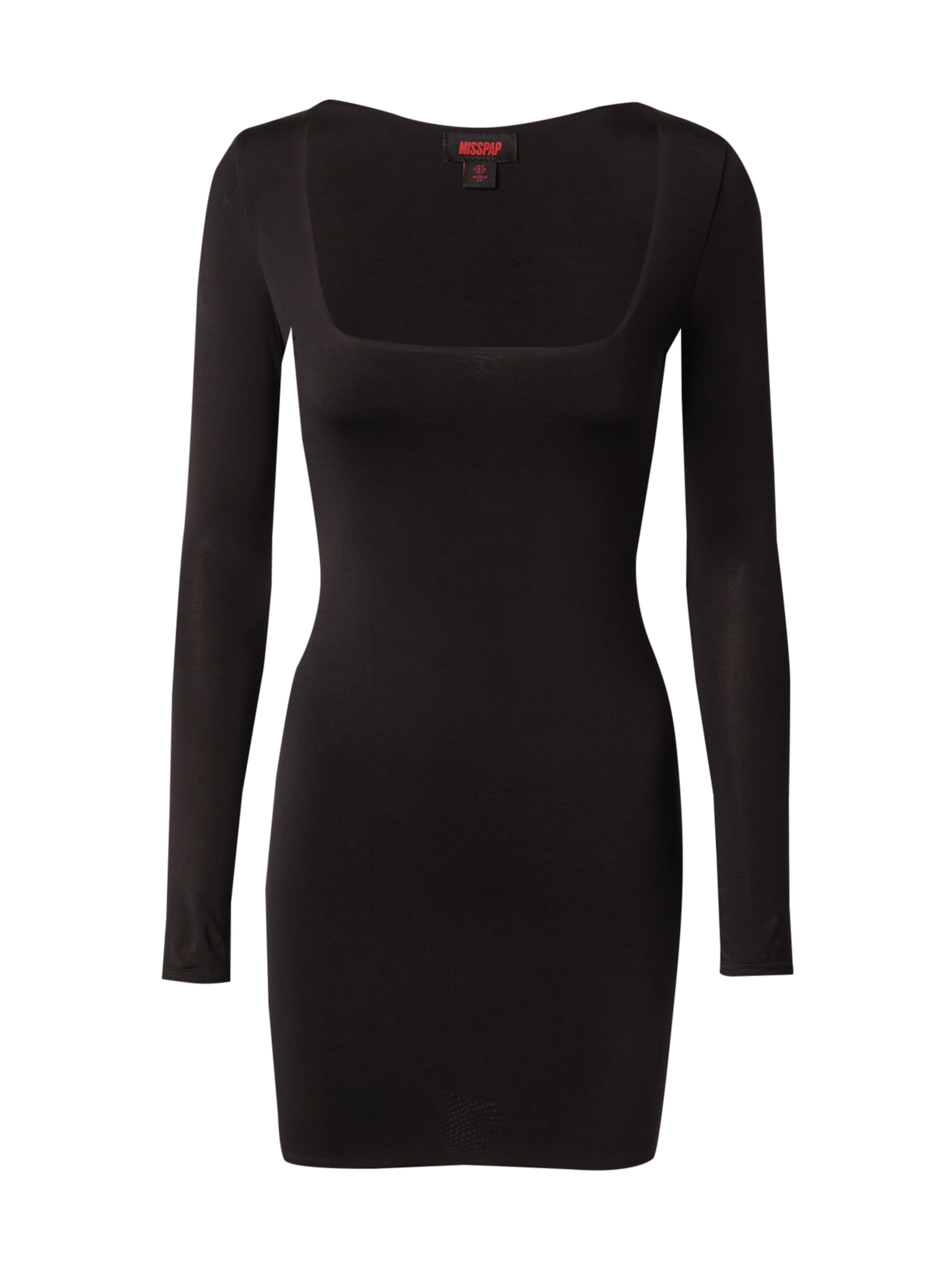 melns Misspap Kleita: no priekšpuses