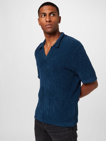 Abercrombie & Fitch Sweatshirt 'TERRY SWOLO' in Blauw: voorkant