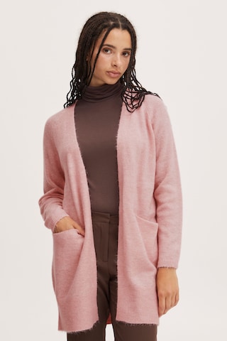 ICHI Strickjacke 'KAMARA' in Pink: predná strana