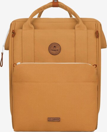 Cabaia Backpack 'Baby Bag' in Brown: front