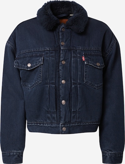 LEVI'S ® Prehodna jakna 'New Heritage Sherpa' | modra / krvavo rdeča / bela barva, Prikaz izdelka