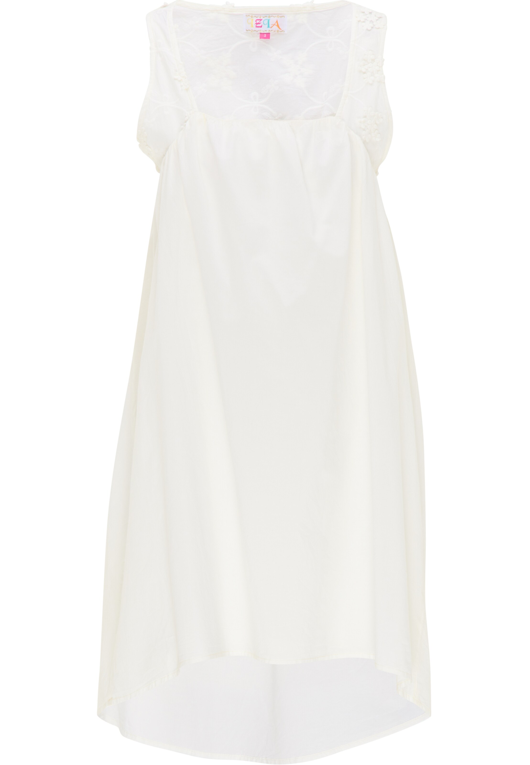 IZIA Zomerjurk in Wit: voorkant