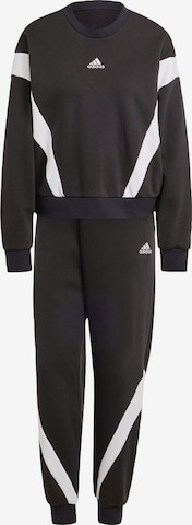 ADIDAS SPORTSWEAR Tracksuit 'Laziday' in Black: front