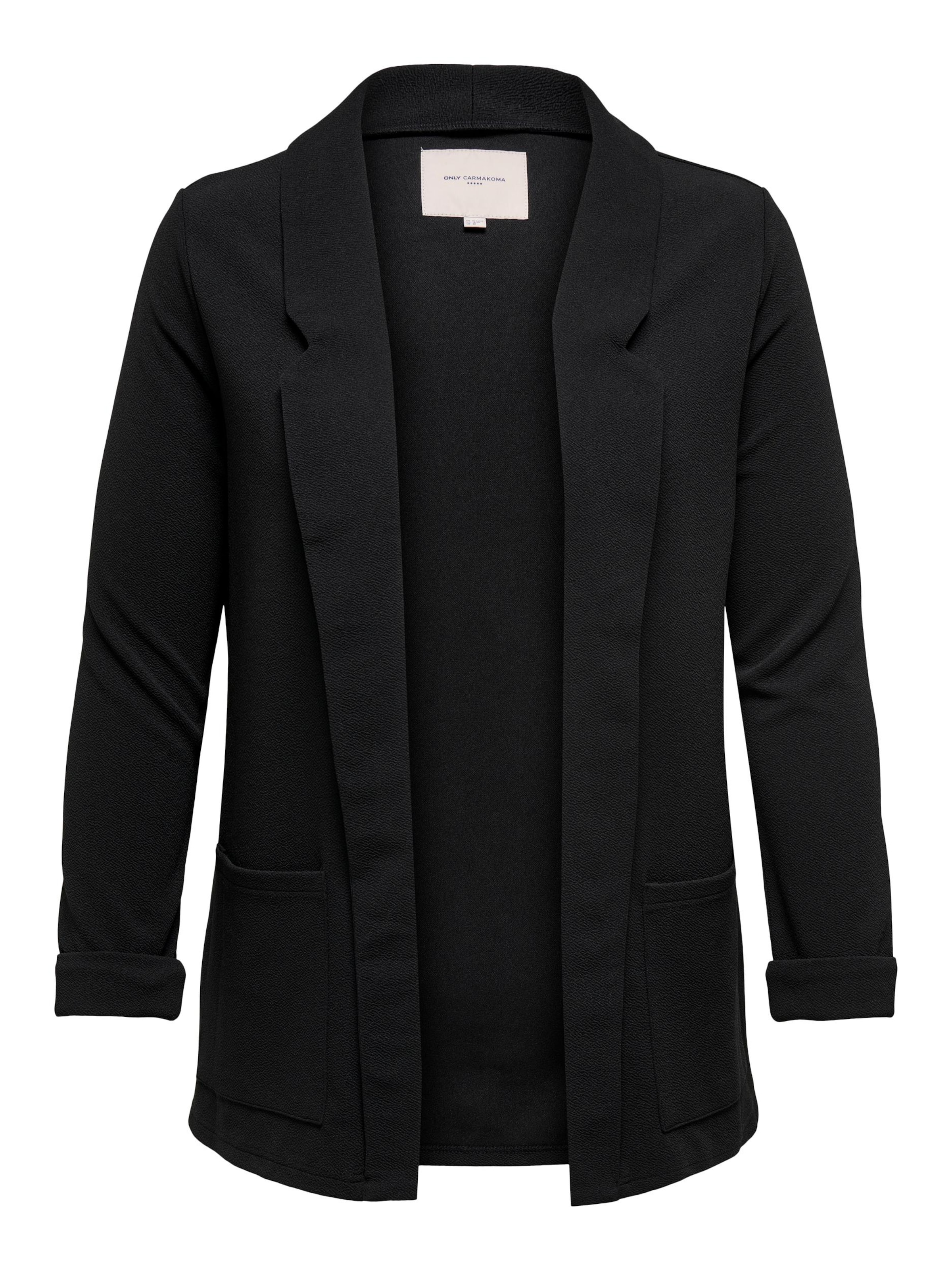 ONLY Carmakoma Blazer 'Betty' i sort: forside