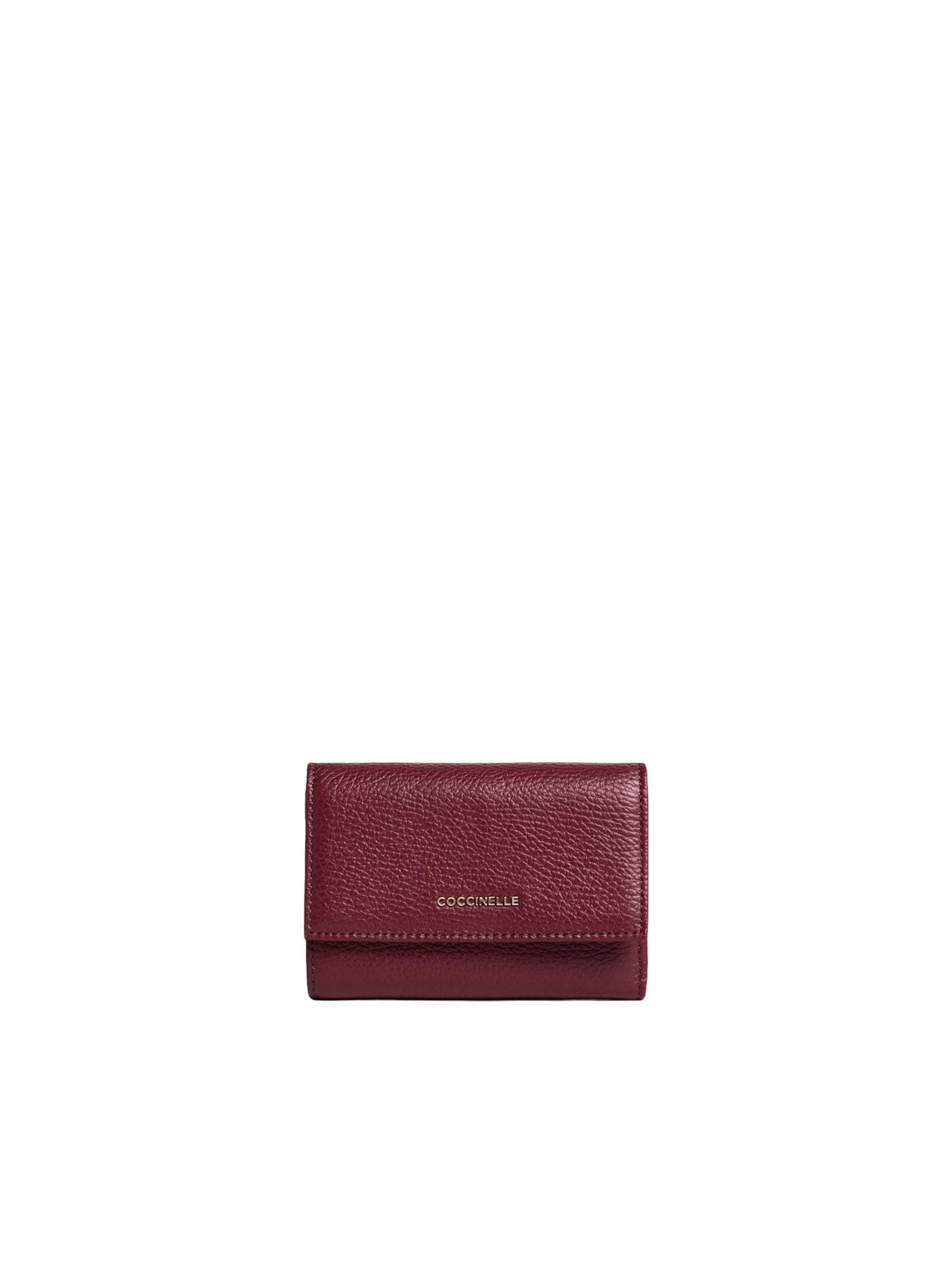 Coccinelle Wallet 'COCCINELLE METALLIC  8' in Red: front