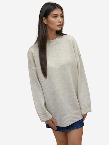 Hiccup Pullover in Beige: Vorderseite