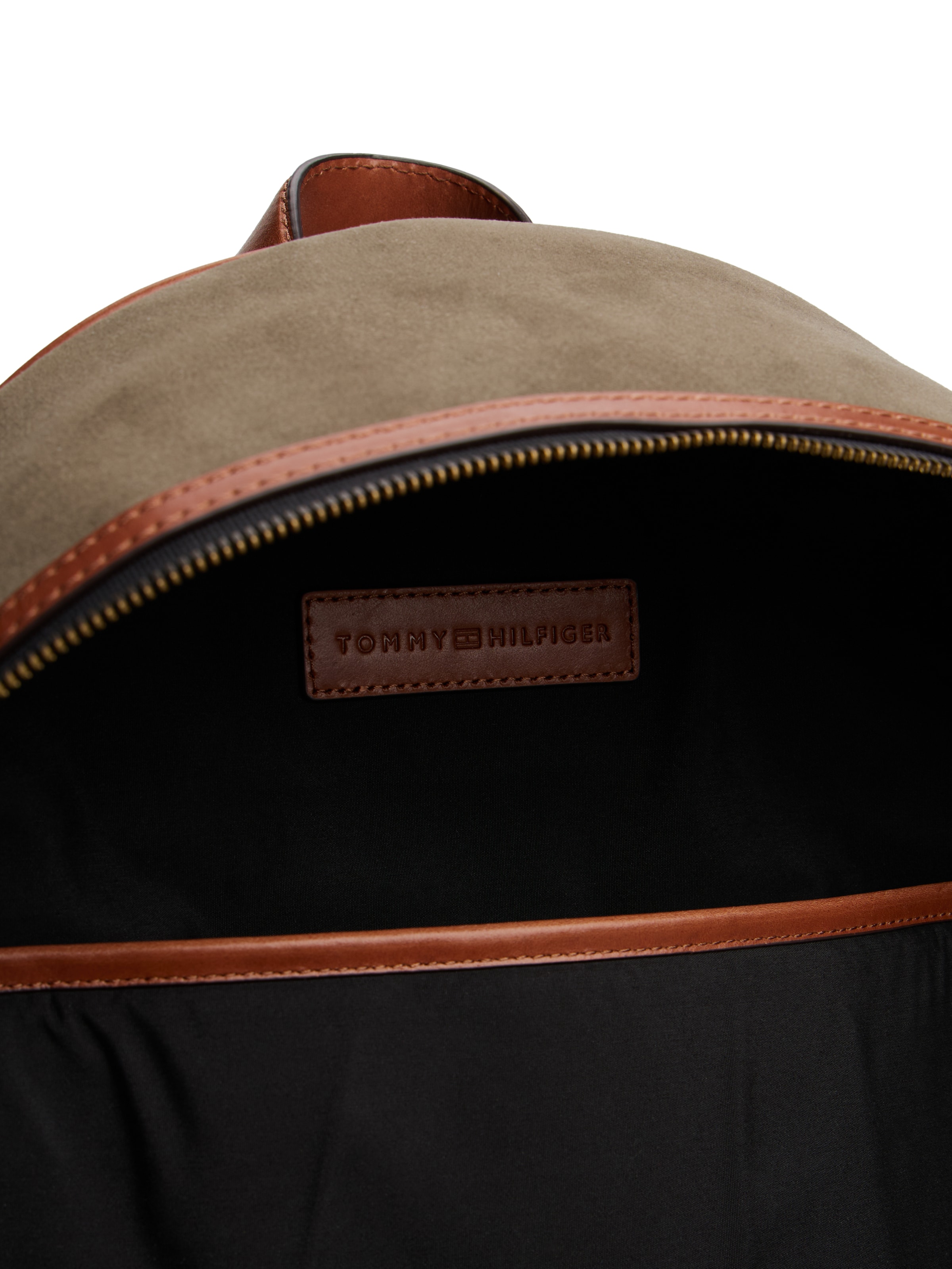 TOMMY HILFIGER Rucksack in Grau: oben