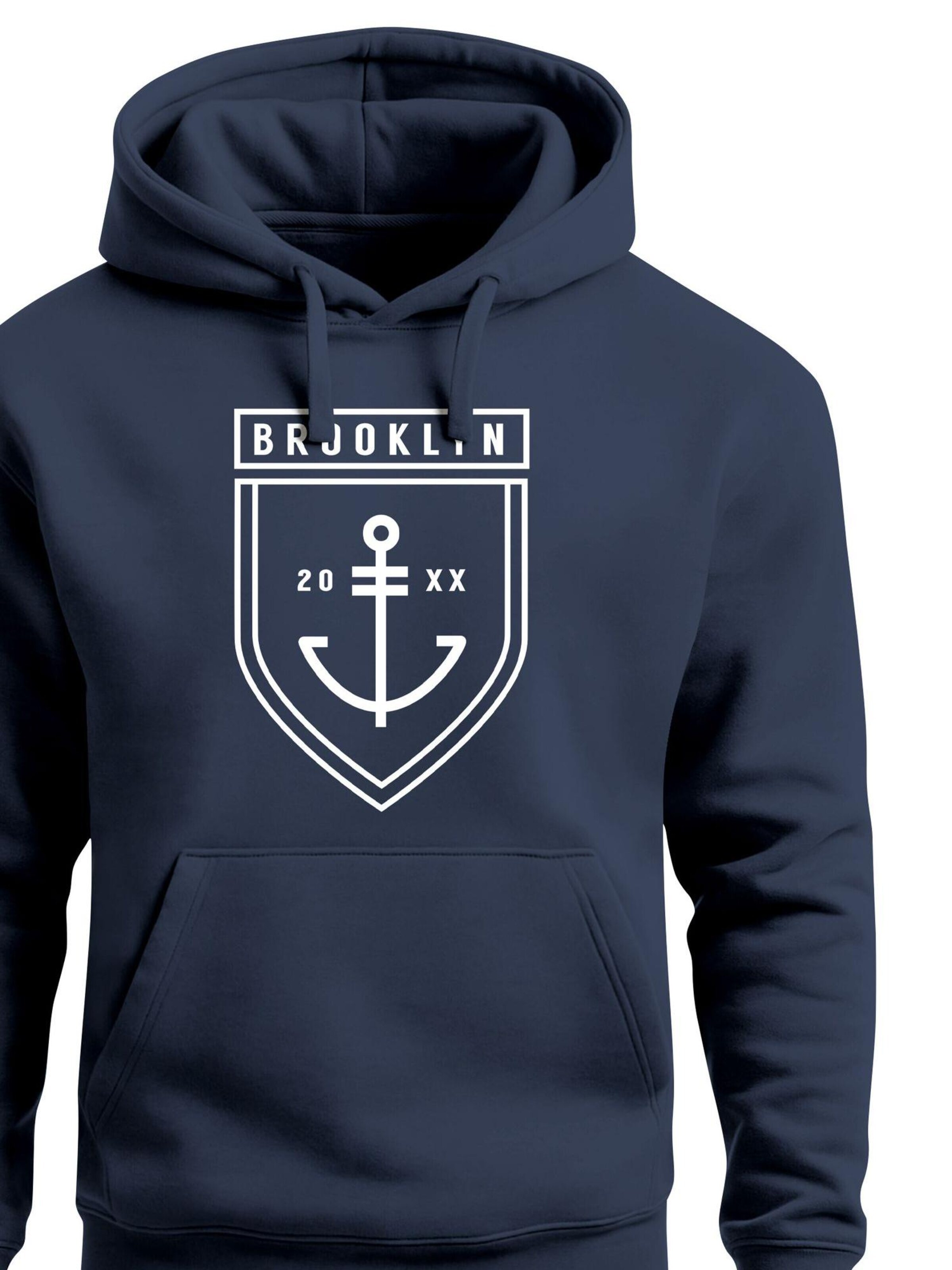 Neverless Sweatshirt 'Brooklyn Anker' in Blue