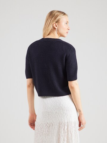 MORE & MORE Strickjacke in Blau