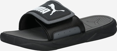 PUMA Чехли за плаж/баня в черно / бяло, Преглед на продукта