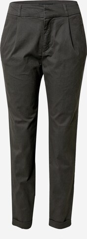 VERO MODA Tapered Pleat-Front Pants 'Eva' in Grey: front