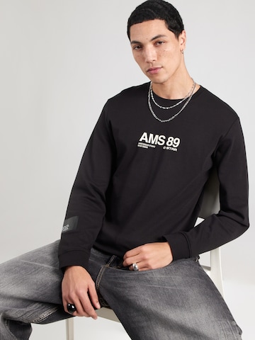 T-Shirt 'Ams 89' G-STAR en noir : devant
