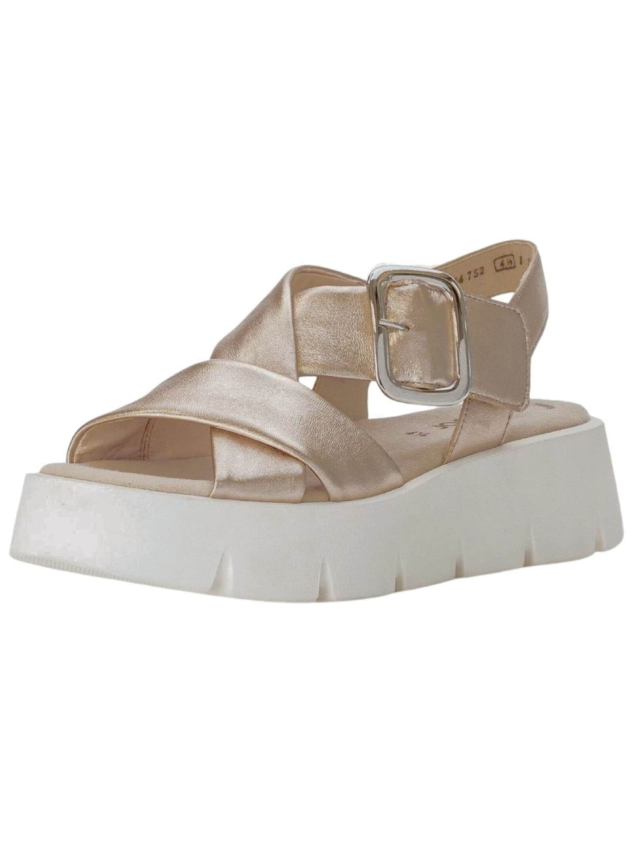 GABOR Sandaal in Beige: voorkant