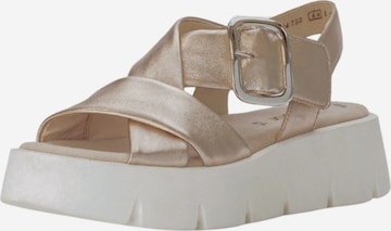 GABOR Sandaal in Beige: voorkant