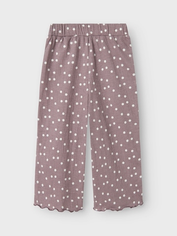 NAME IT - Pierna ancha Pantalón 'NMFJudy' en lila