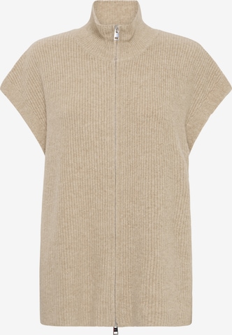 Gilet 'IHDucie' ICHI en beige : devant