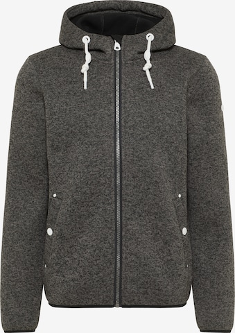 DreiMaster Maritim Fleece jacket in Grey: front