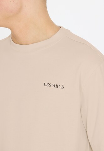 Les'Arcs Performance shirt 'Tynan' in Beige