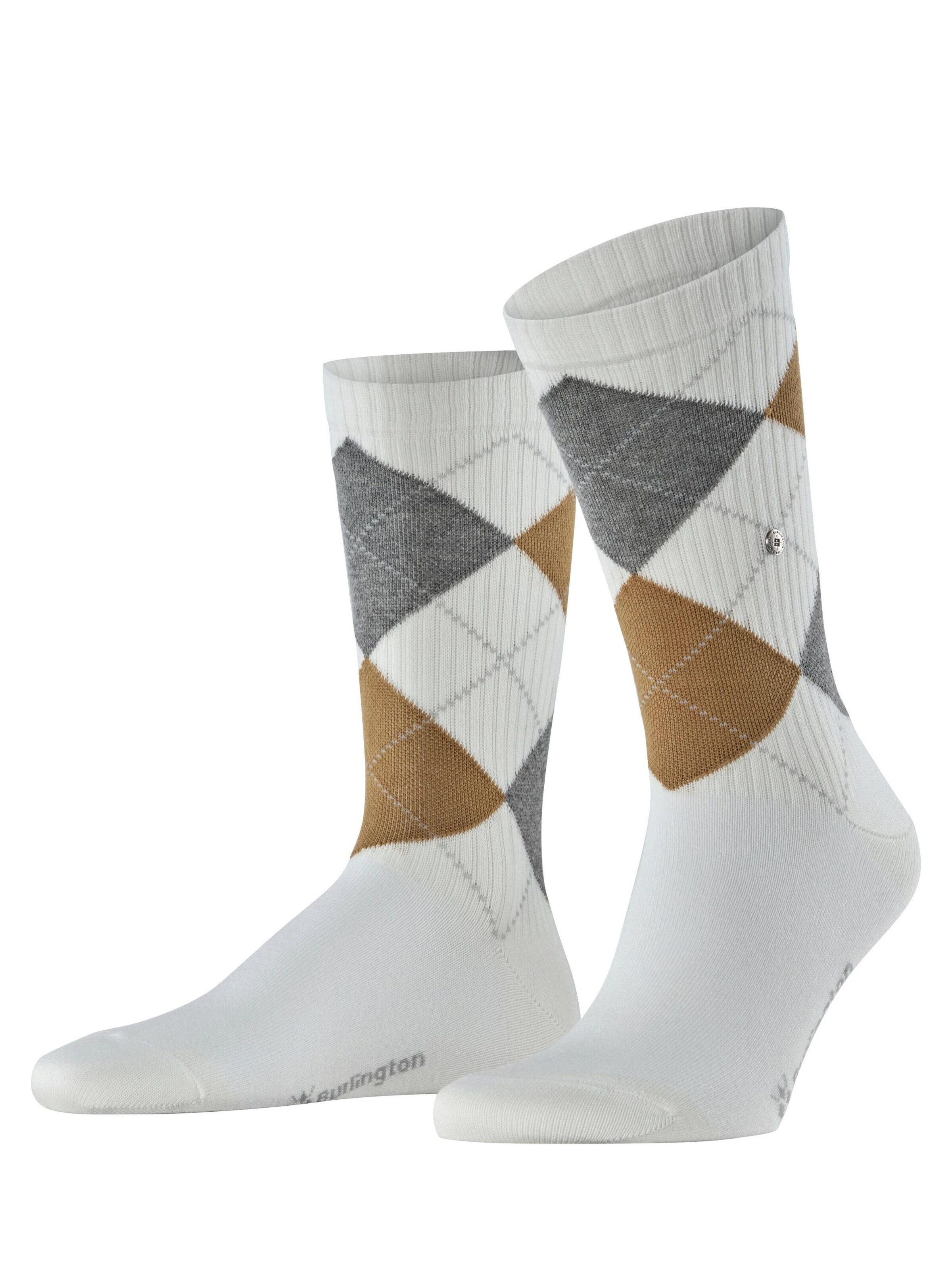 BURLINGTON Socks 'Rib Court' in White: front