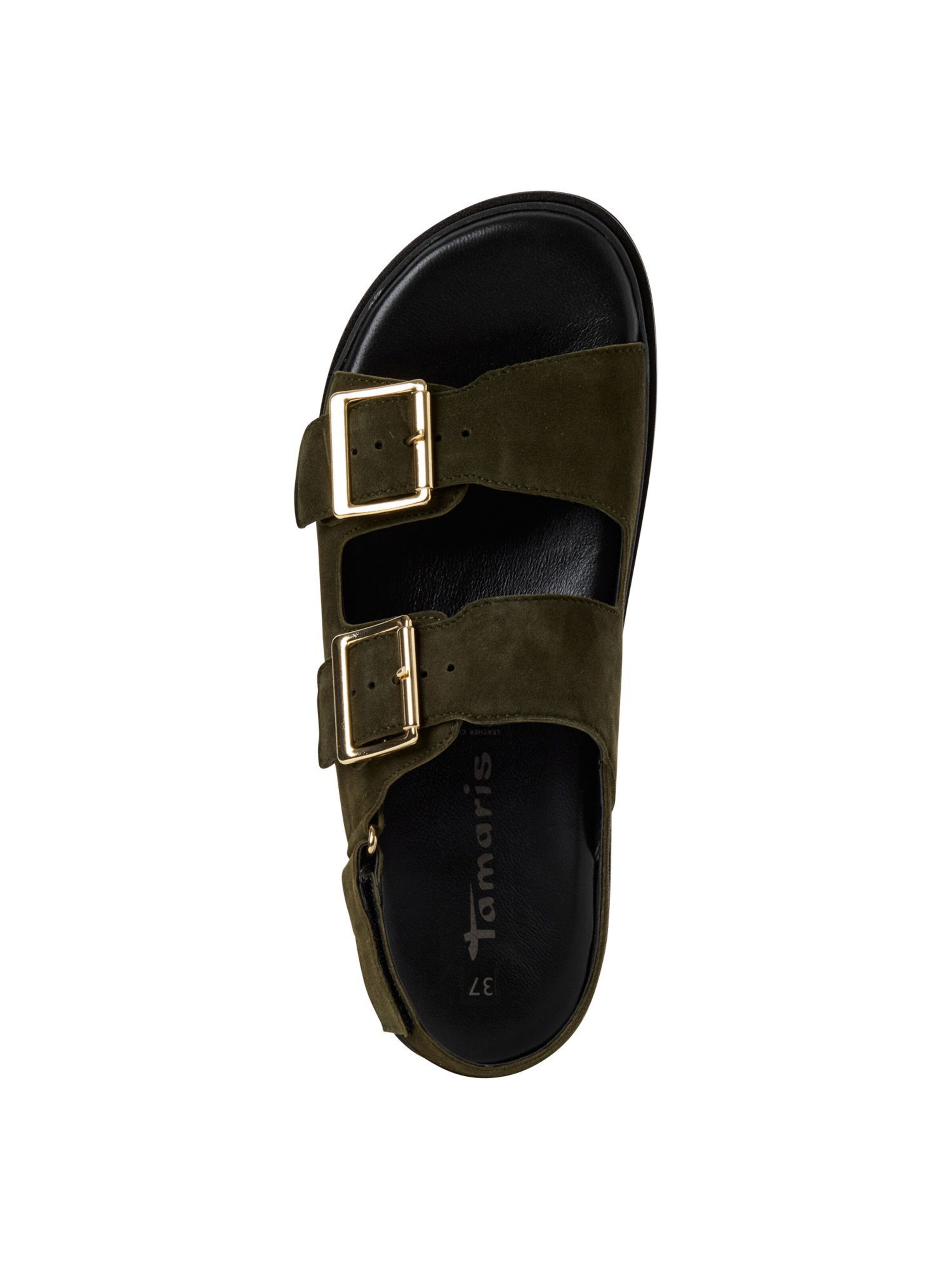 Sandales Tamaris en vert