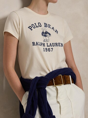 balta Polo Ralph Lauren Marškinėliai