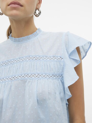 VERO MODA Blouse 'VMTrine' in Blauw
