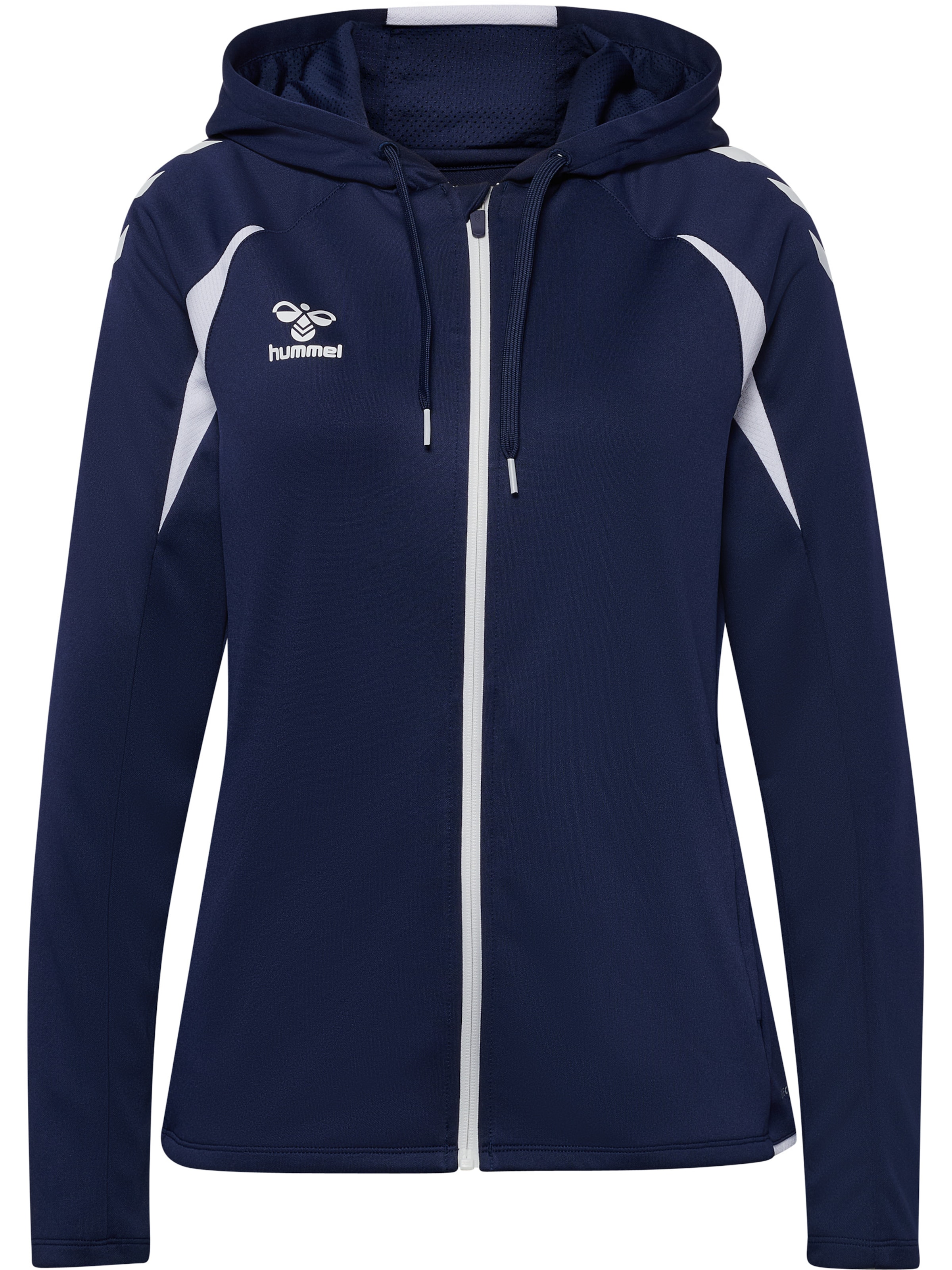 Hummel Sportief sweatshirt in XXL in de kleur Donkerblauw / Wit, Productweergave
