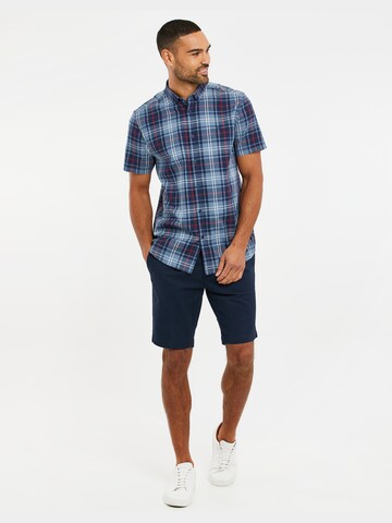 Threadbare Regular fit Overhemd 'Marcello' in Blauw