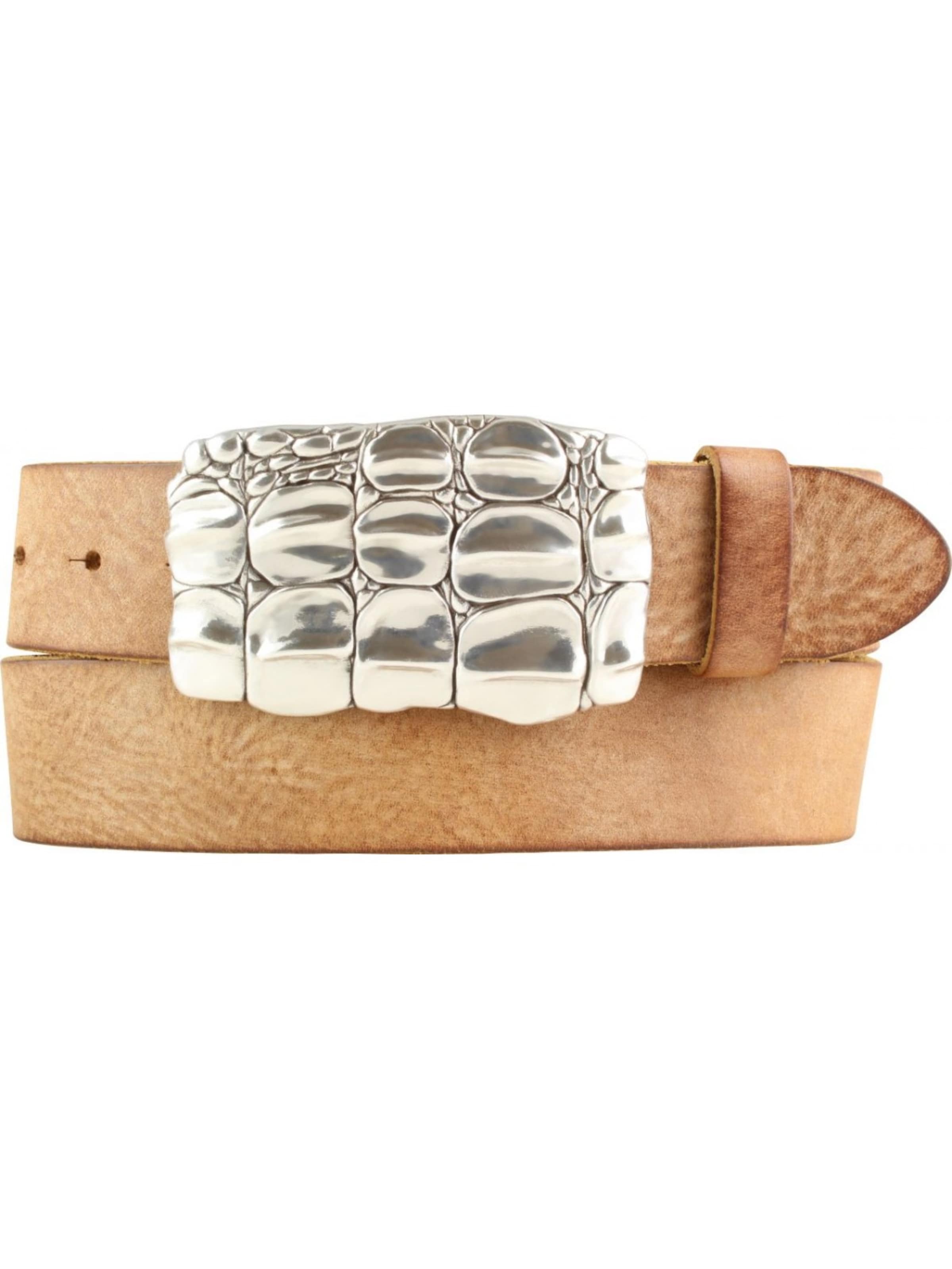 BELTINGER Gürtel 'Biella'‌‌‌‌‌‌‌‌ in Beige: Vorderseite