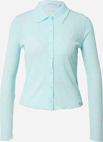 Calvin Klein Jeans - Blusa en azul: frente