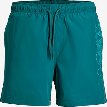 Pantaloncini da bagno 'JPSTMAUI' di JACK & JONES in blu: frontale