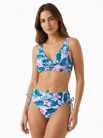 BONVERANO Classic Bikini 'Damen High Waist Bikini Set mit Twist und Print' in Mixed colors: front