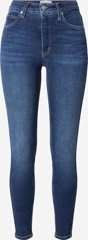 Calvin Klein Jeans Skinny Fit Дънки в синьо: отпред