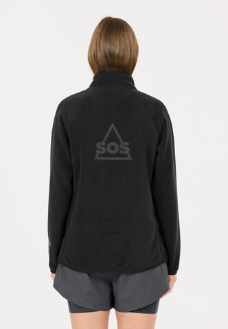SOS Functionele fleece jas 'Munson' in Zwart