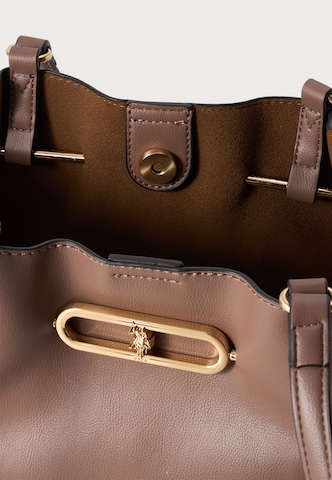 Sac bandoulière 'AYTOUNHILL' U.S. POLO ASSN. en marron : au dessus