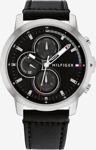 TOMMY HILFIGER Analoguhr in Schwarz