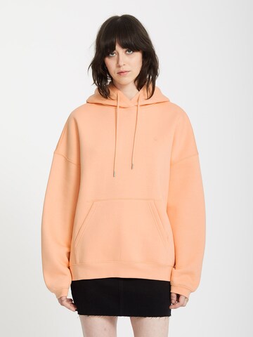 Volcom Sweatshirt 'Stone Heart Up' in Oranje: voorkant