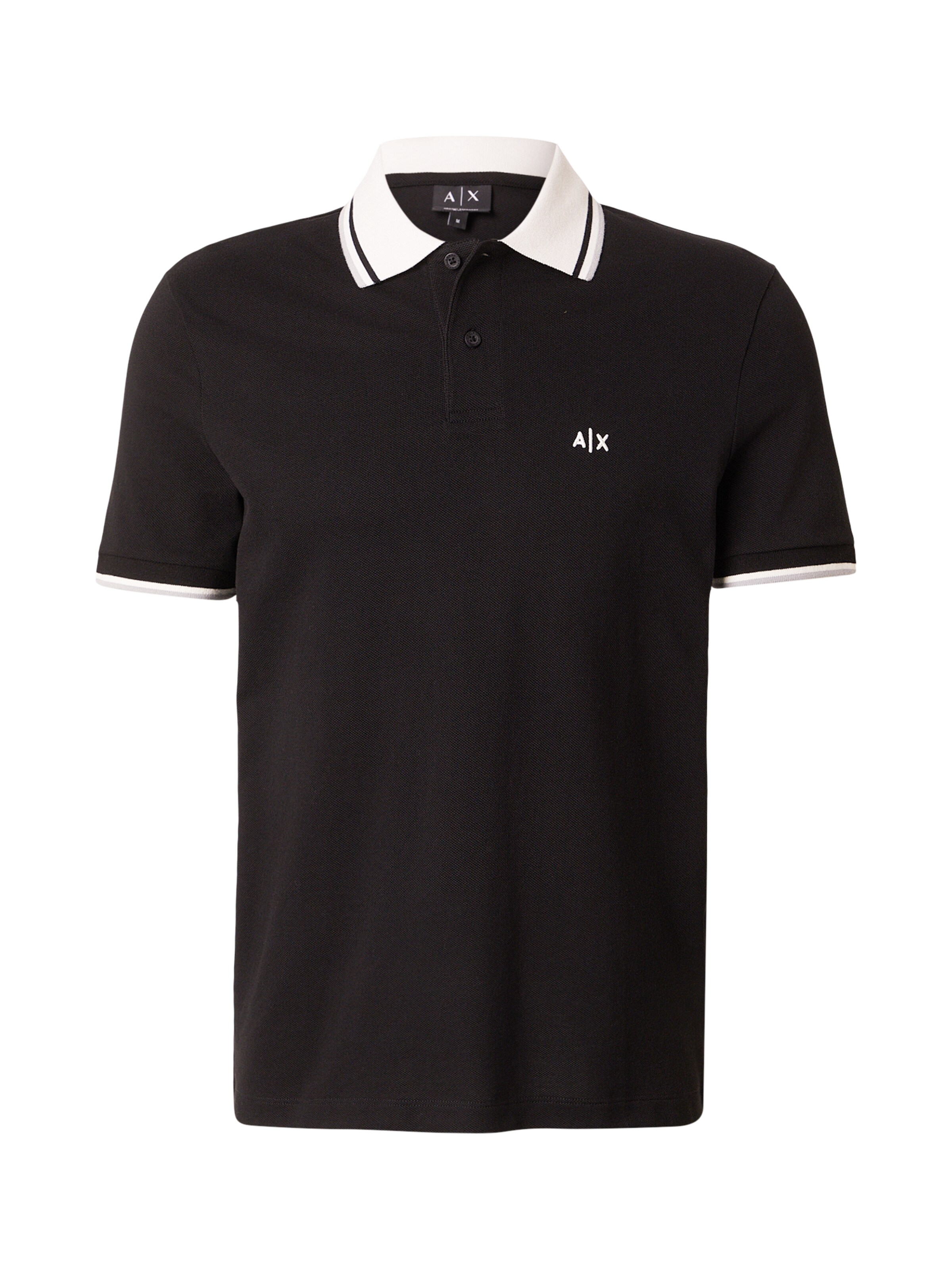 Tricou de la ARMANI EXCHANGE pe negru: față