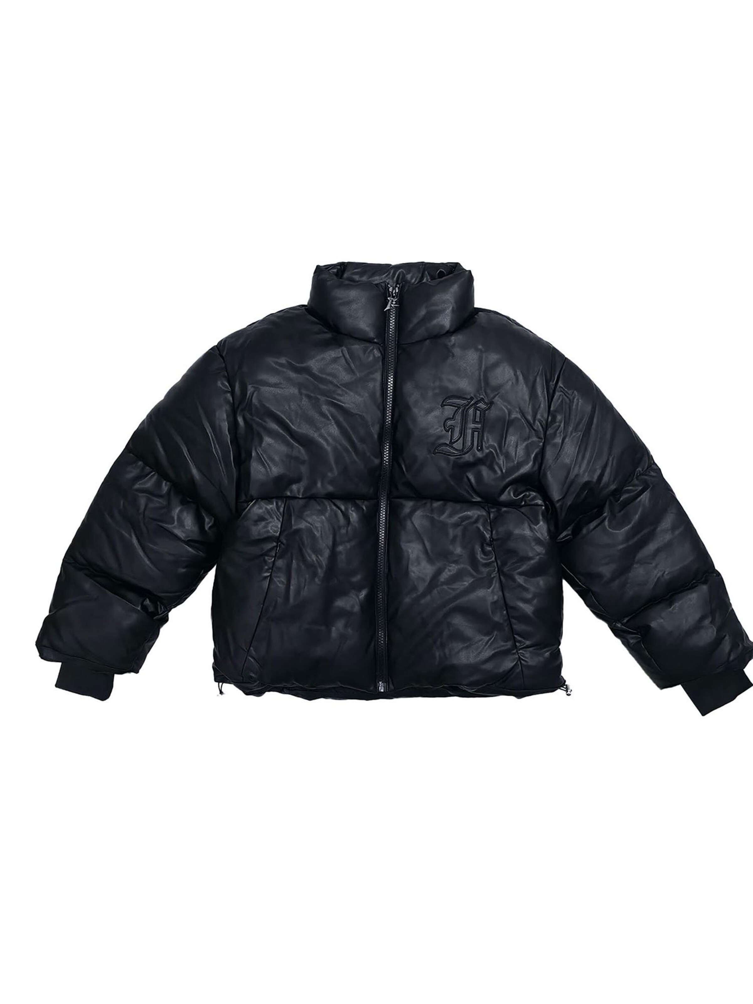 FAVELA Winter Jacket 'FL' in Black: front