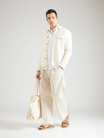 bugatti Regular Fit Hemd in Weiß