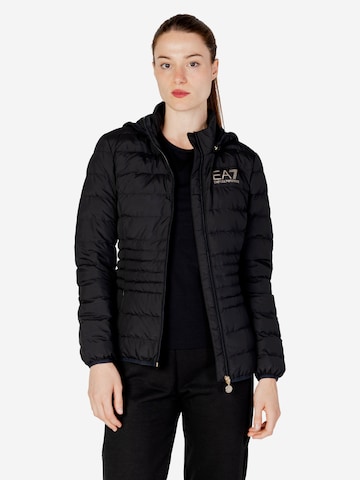 EA7 Emporio Armani Winterjas 'BOMBER 8NTB23 TNF8Z' in Zwart: voorkant