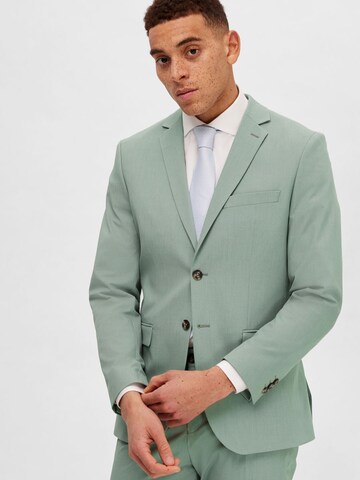 Coupe slim Veste de costume SELECTED HOMME en vert