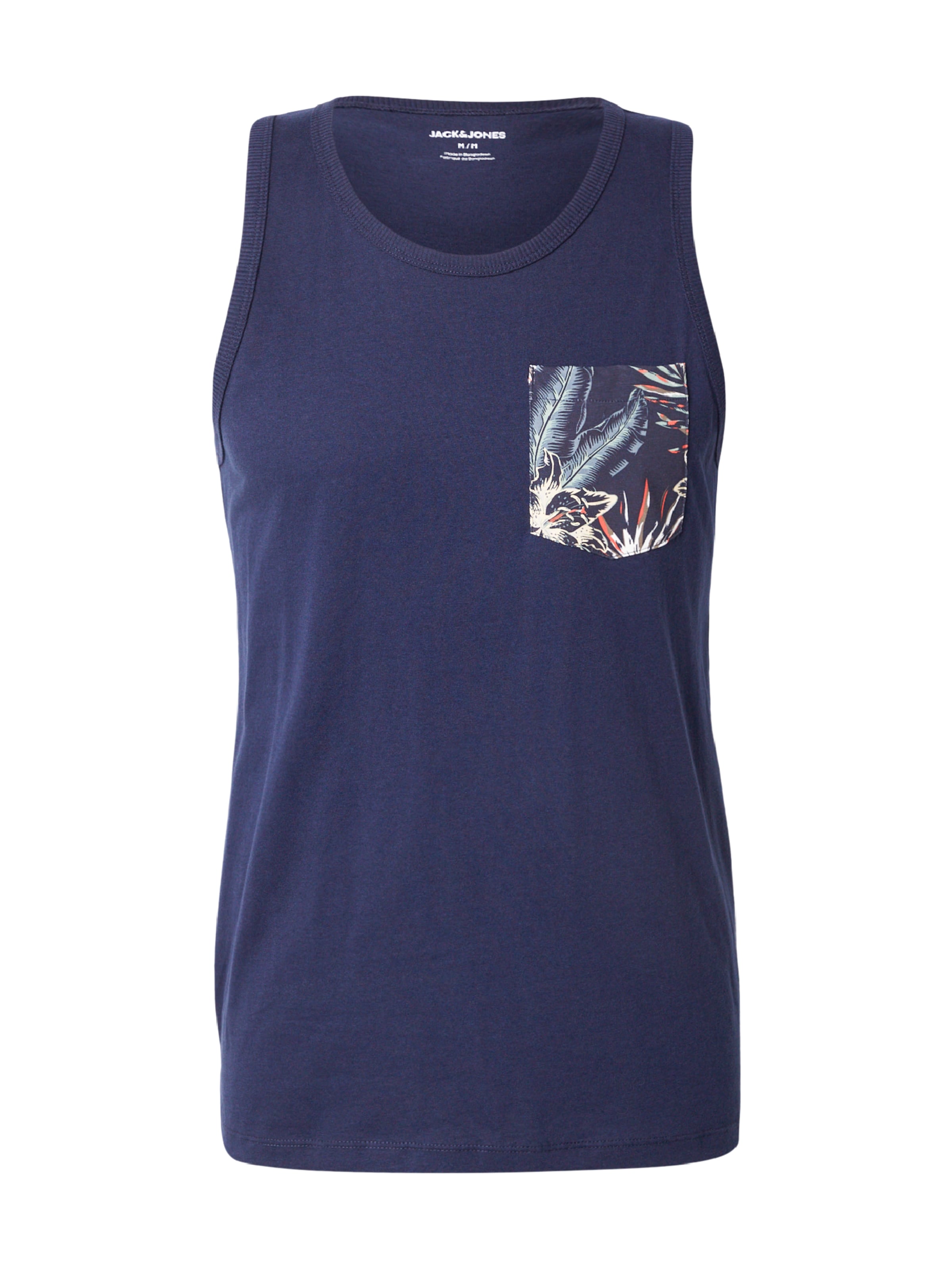 JACK & JONES - Camiseta 'JJHONOLULU' en azul: frente