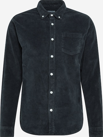 Coupe regular Chemise 'Sean' Redefined Rebel en noir : devant