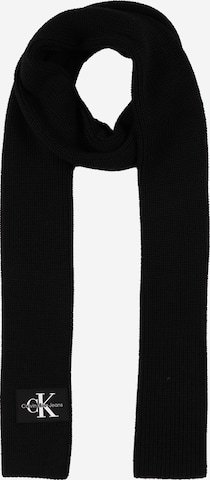 Calvin Klein Jeans Scarf in Black: front