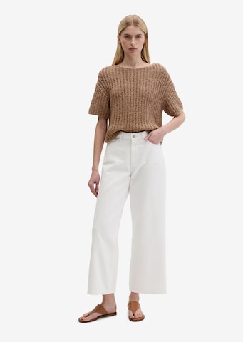 Marc O'Polo Wide Leg Jeans 'Tolva' in Weiß: Vorderseite