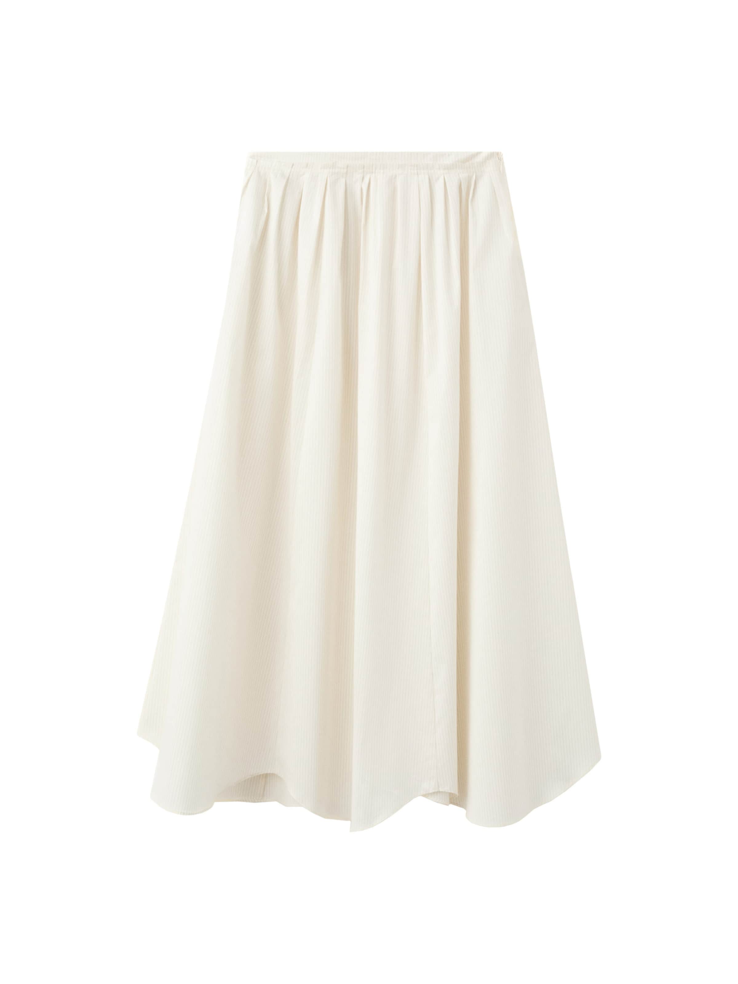 MANGO Skirt 'Corfu' in Beige: front