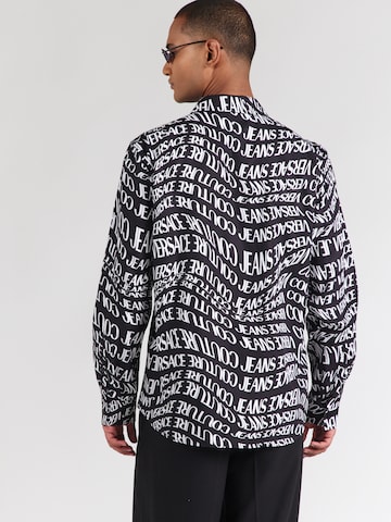 Versace Jeans Couture Comfort fit Button Up Shirt in Black